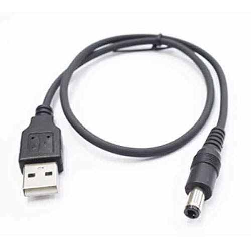 USB(タイプA/オス)⇔DCプラグ(外径5.5φ/内径2.5φ)変換ケーブル/50cm(DC05-5525) USB(タイプA/オス)⇔DCプラグ(外径5.5φ/内径2.5φ)変換ケーブル/50cm(DC05-5525)