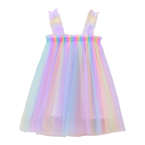 Baby Girls Tulle Tutu Dress 2023 Summer Tulle Sequin Dresses Size 6M-5T