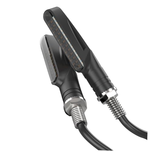 GALPADA 2 piezas Señales LED para Motocicleta de Intermitentes Impermeables con Leds Brillantes Resistentes al Calor Impacto Compatibles Mayoría de Motos Estilo Personalizado y Ahorro