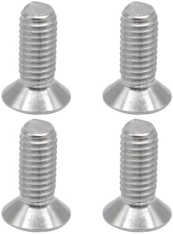 Wheel Stud Compatible with for Touareg 7L 7P CR 2002-2020 Front Brake Disc Retaining Screws Countersunk Bolts N10648301 N10112603(4PCS)