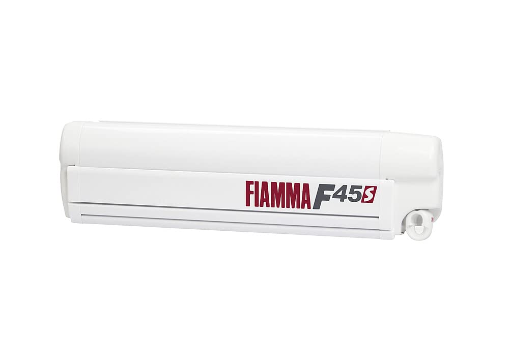Fiamma F45S Sonnensegel, 260 cm, mit polarweißem Gehäuse und königsgrauem Stoff Auto & Motorrad