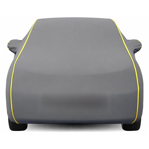 Image of Kayme Premium Grey Thar Car Cover Waterproof for (All Models & Variants - Petrol, Diesel, CNG & EV) |Speacially Custom Fit with Mirror Pockets |All-Weather Protection - Outdoor Car Body Cover