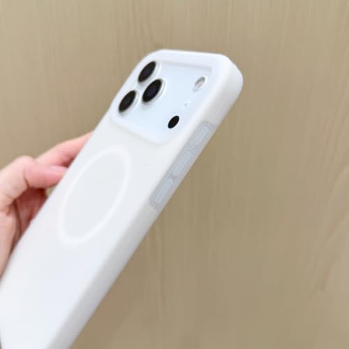 Coque silicone Magsafe iPhone 14 Pro blanche - 3