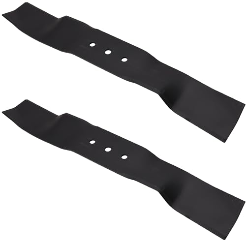 Lot de 2 lames mulching 43 cm pour Husqvarna Rider 111B 111B5 R112 C C5 5224495-10 5224495-03