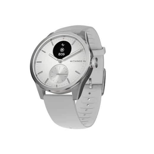WITHINGS ScanWatch 2 Montre connectée pour homme et femme, électrocardiogramme ECG, SpO2, température, suivi du sommeil, santé respiratoire, activités, calories, étanche, batterie de 30 jours, Android