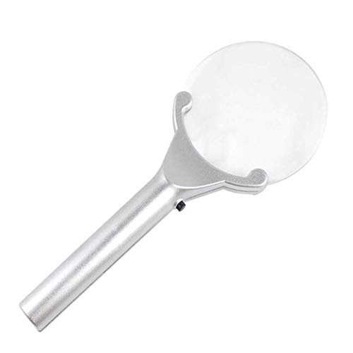 Educational Hobby Magnifiers, Folding Lighting Magnifier 2 Led Lamp Desktop Reading