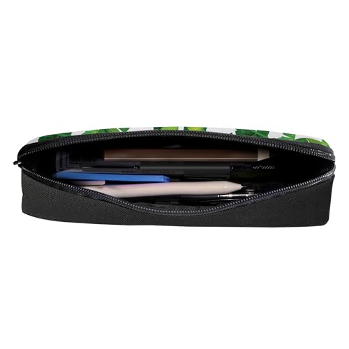 Image of Hawaii Banana Leaves Pencil Case for Men Women,Large Capacity Pencil Box for Boys Girls,Pencil Case Pouch with Zipper for School Work Travel