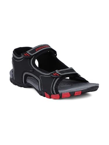 Image of Bata Boys COSMOS II Black Sports Sandals, (4616337)