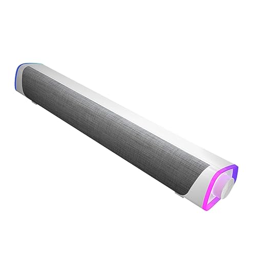 UKCOCO Altavoces Oradores Prácticos Altavoz De Tableta Parlantes De Computadora Barra De Sonido con Cable Altavoz De Escritorio Altavoz Estéreo Altavoz De La Computadora Tela