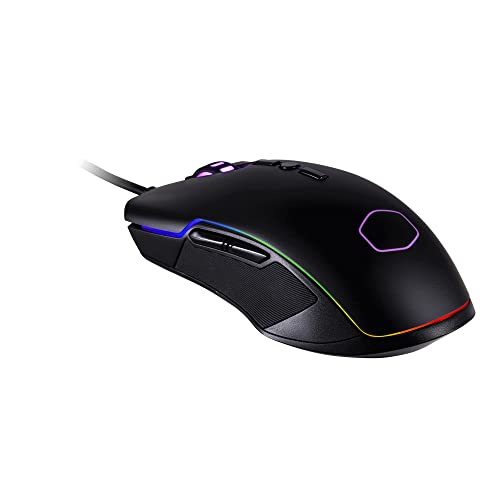 Image of Cooler Master Optical Gaming Mouse (USB /Black /10000dpi /8 Buttons /RGB LED) - MasterMouse CM310