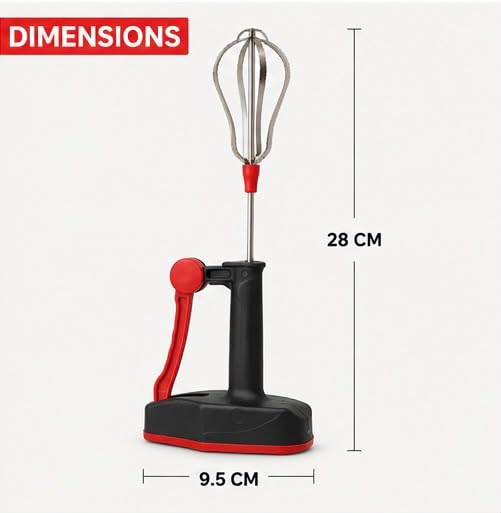 Image of Speed Blender for Kitchen | Hand Mixer, Beater & Whisker | Multipurpose Hand Blender for Juices, Lassi, Coffee, and Egg Beating | Easy to Use & Clean