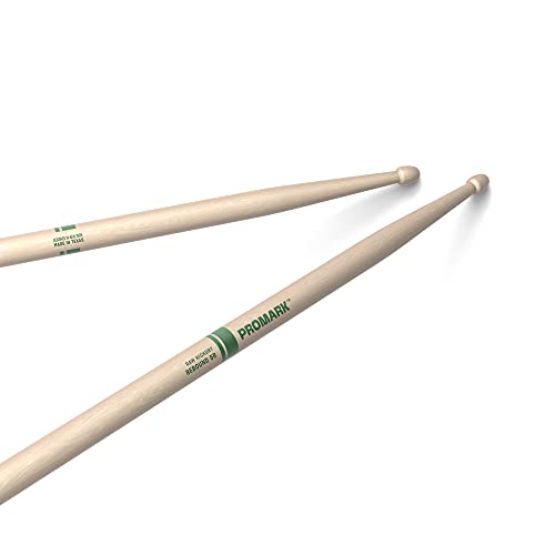 Image of ProMark Rebound 5B Raw Hickory Drumsticks, Acorn Wood Tip, Unfinished, 1 Pair