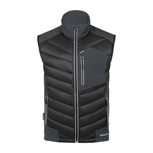 Gilet d'extérieur softshell homme idéal pour le cyclisme la course le golf et la randonnée