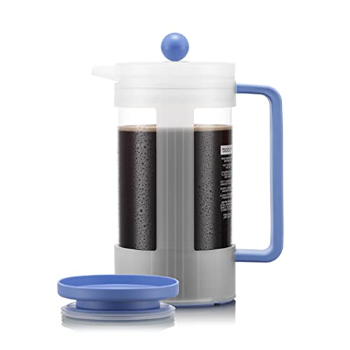 Bodum K12084-448S-143-Y21 BEAN Prensa de café sostenible 1.0l, 34oz, con tapa Yohki