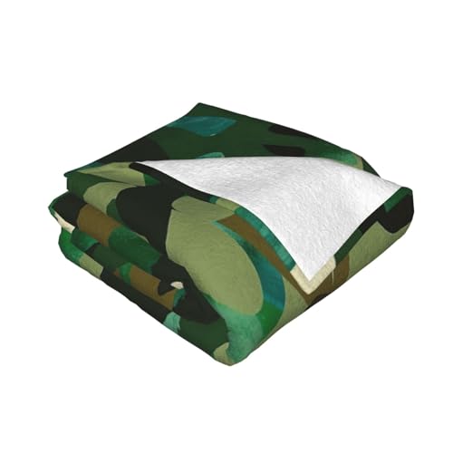 Couverture en flanelle camouflage 200x150 cm jeté de canapé chaud