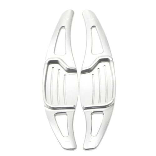 シフトパドル Compatible With Ford For Mondeo 2013 2014 2015 2016 2017 2018 2019 アルミ合金ステアリングホイールパドルシフト延長シフターアクセサリーと互換性あり(Silver)