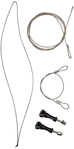 Sicherungsleinen Set (Edelstahl 40-100 cm, für Action Cams wie GoPro Hero 6 5 4 3+ 3 2 1 Sicherheitsleine Universal, für viele Aktionkameras)