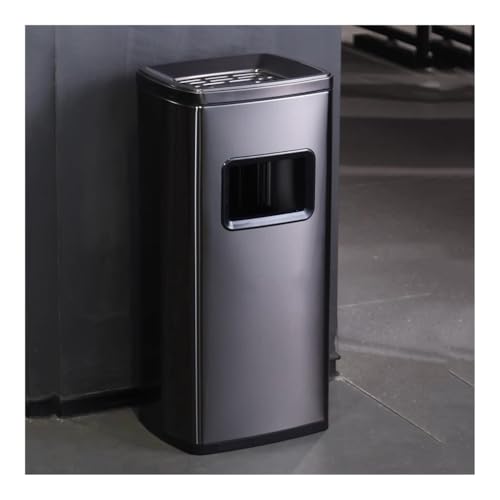 Cenicero y cubo de basura exterior para colillas de cigarrillos 4