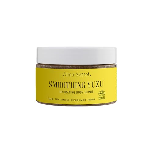Exfoliante Corporal Yuzu con Aha, Body Scrub con Enzimas de Papaya y Ácido Succínico, Body Scrub Exfoliante Corporal para Todo Tipo de Pieles, ECOCERT COSMOS NATURAL (250 ml)