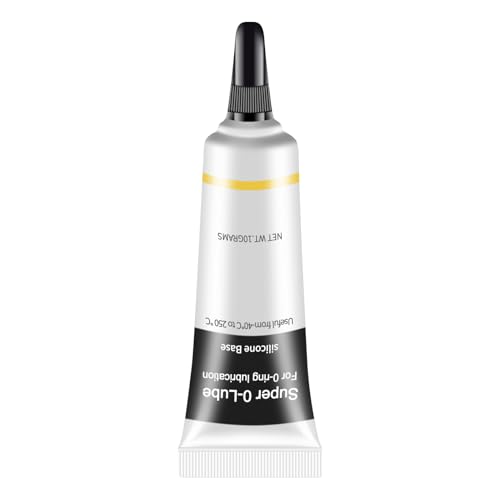 Lubricante de silicona para juntas de goma - Grasa de silicona para anillos, lubricante de silicona portátil impermeable | Versátil válvula Verso O Ring un scorging duradero, lubricante común