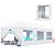 Peaktop Outdoor 10x30 Heavy Duty Party Tent with 8 Removable Mesh Windows Walls White Canopy Tent for Parties Event Shelter carpas para Patio