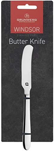 Grunwerg Windsor Carded Butter Spreader BKWDR/C, 18/0 Stainless Steel
