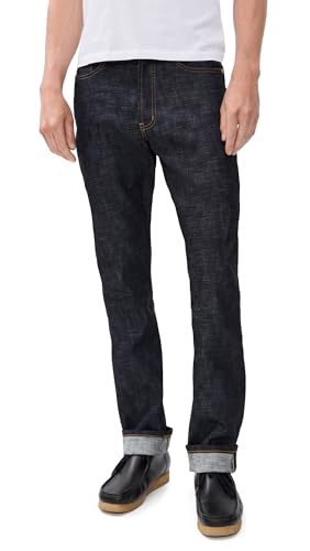 Naked & Famous Denim Mens True Guy Year of The Horse Selvedge Jeans Indigo 36