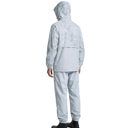 Image of LOOGU Men's Rain Suit - Rain Gear for Men Waterproof, Lightweight Rain Coat, Breathable Mens Rain Jackets Hood and Pants