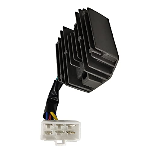 Regulador de voltaje de 6 pines compatible con cortacésped Grasshopper 718D y John Deere 3