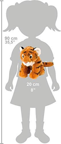 Wild Republic Tiger Baby Plush, Stuffed Animal, Toy, Gifts for Kids, Cuddlekins 8 Inches - Image 6