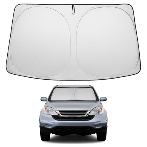 Image of Proadsy 2026 Upgrade Front Windshield Sun Shade Foldable Sunshade Protector Custom Fit 2007-2011 CR-V Accessories
