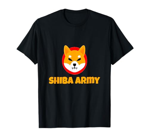 Criptovaluta shiba inu crypto shib army hodler coin maglietta