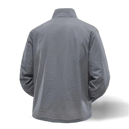 Mens Jackets Lightweight Breathable Thin Outdoor Fishing Casual Slim Fit Jackets2