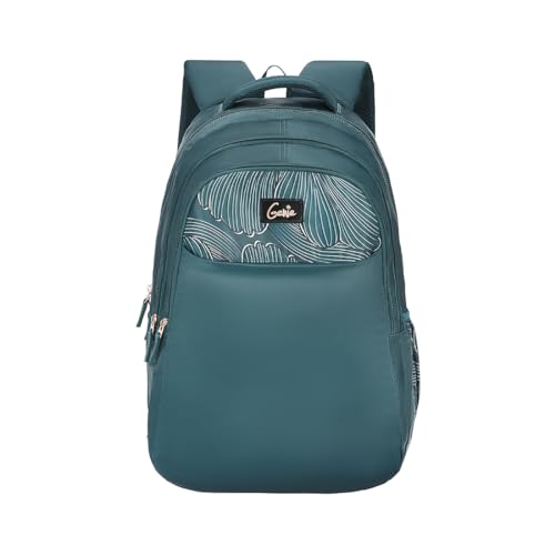 Genie Cynthia Laptop Backpack for Women in Dark Green colour. More Volume, 3 zips, Stylish & Trendy College Bags for Girls, Water Resistant, Lightweight Bags for Office, Travelling. 36 litres. 19" (B097JJRR2K) Amazon Price History, Amazon Price Tracker