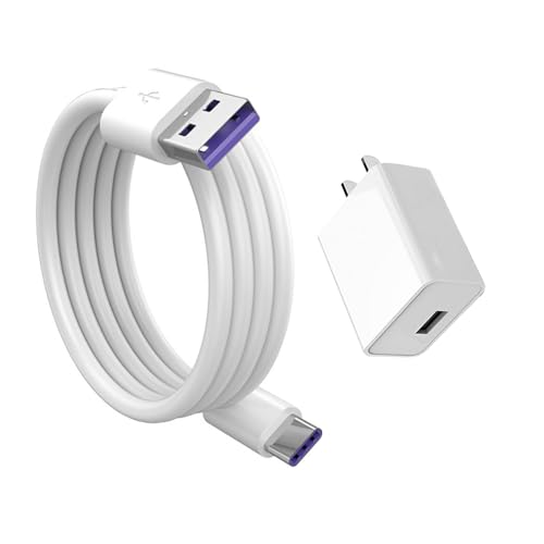 Power Cord for VAVA Baby Monitor Handheld Screen, 5V Charger Adapter, with Charging Cable 6.6 Feet (Not for Cam)