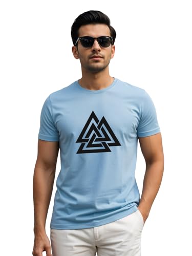 Image of ADRO Men's 100% Cotton Regular Fit T-Shirt