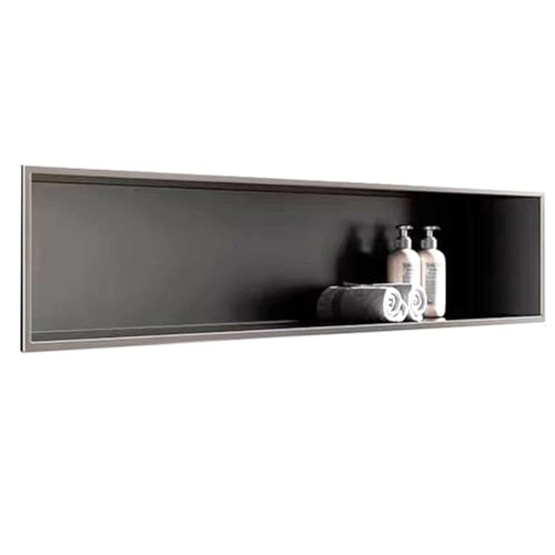 iumLeap 90 32cm Shower Niche Bathroom Recessed Shower Niche No Tile Need Wall-Inserted Niche Recessed Shower Caddy for