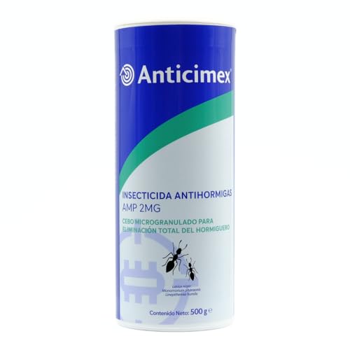 ANTICIMEX Cebo hormigas Microgranulado 500 g | Anti Hormigas para Eliminación Total del Hormiguero | Mata hormigas de Gran Efectividad | Trampa Hormigas|Para Todo Tipo de Insectos Rastreros