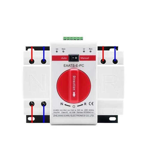 Inverseur de source automatique ATS 4P 63A pour installation PV