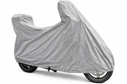 Susy Shop Telo Coprimoto Antipioggia Per Esterno e Interni realizzato in tessuto peva 45g, per Moto Motorino Motocicletta Scooter Bici (Taglia L: 130x230cm)
