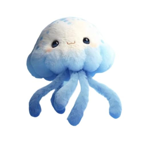 Porte-clés en peluche méduse de 30cm, le cadeau créatif idéal pour femmes et filles