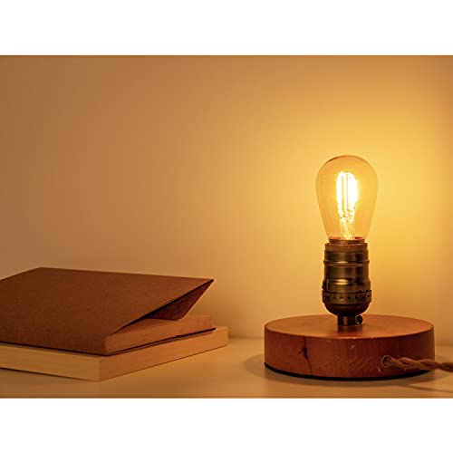 6 stuks S14 E27 LED warm wit vintage lamp 1W Edison gloeilamp vervangt 10 watt gloeilampen, getinte glazen coating retro… - Afbeelding 8