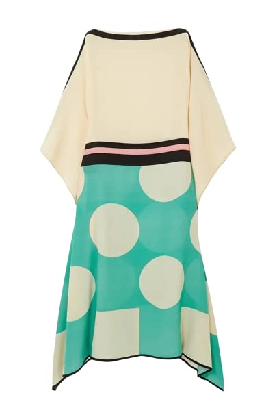 Digital Printed Satin Silk Kaftan for Women Casual Wear,Kurta, Beach wear Kaftan,Luxury Caftan top Regular wear Fancy Dress for Gift Women White2