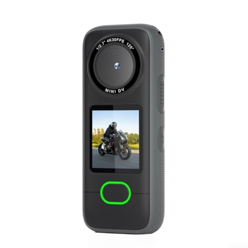 Cámara de acción de bolsillo 4K, pantalla táctil de alta definición, WiFi, grabadora de video deportiva compacta para aventuras al aire libre