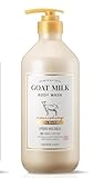 SHOWERMATE Pure & Natural Goat Milk Body Wash, Nourishing Formula with Pump Dispenser