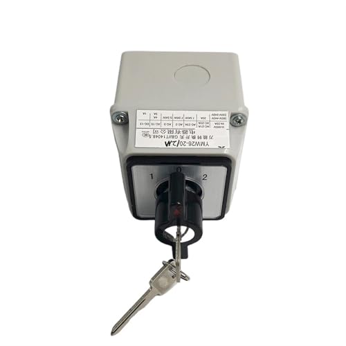 Interrupteur à cames YMW26-20/2MS anti faux contact avec boîtier 8 bornes - 3