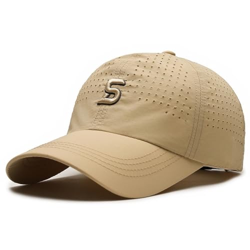 Image of Quick Dry Fit Baseball Cap - Water Repellent Sun Hat for Fishing, Running, Hiking, Golf, Surfing, Sailing, Boating