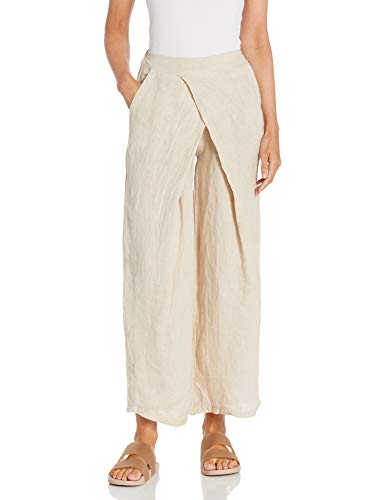 M Made in Italy Women's Casual Pants, Beige, L