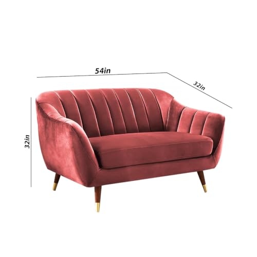 Image of Casaliving Sakura 1 Seater Sofa Set for Living Room Premium Fabric Sofa Set (Maroon, 2 Seater)