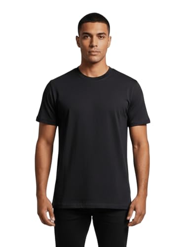 Image of Dollar Easy Fit Cotton Blend Pack of 1 Solid Men's Round Neck T-Shirt